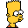 Bart chewing food icon